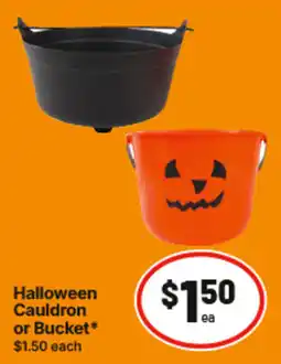 IGA Halloween Cauldron or Bucket offer