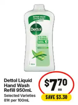 IGA Dettol Liquid Hand Wash Refill offer