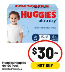 IGA Huggies Nappies offer