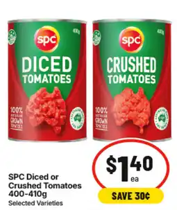 IGA SPC Diced or Crushed Tomatoes offer
