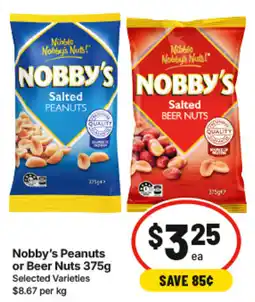 IGA Nobby's Peanuts or Beer Nuts offer
