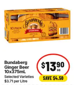 IGA Bundaberg Ginger Beer offer