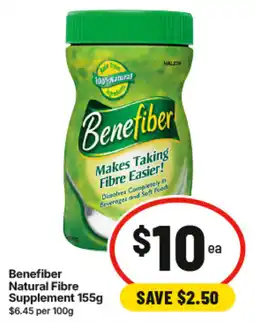 IGA Benefiber Natural Fibre Supplement offer