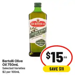 IGA Bertolli Olive Oil offer