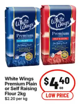 IGA White Wings Premium Plain or Self Raising Flour offer