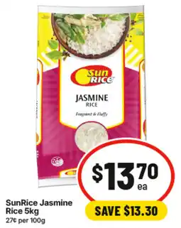 IGA SunRice Jasmine Rice offer