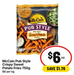 IGA McCain Pub Style Crispy Sweet Potato Fries offer