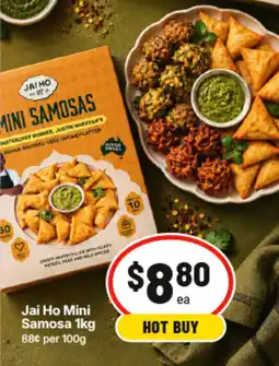 IGA Jai Ho Mini Samosas offer