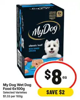 IGA My Dog Wet Dog Food offer
