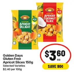 IGA Golden Days Gluten Free Apricot Slices offer
