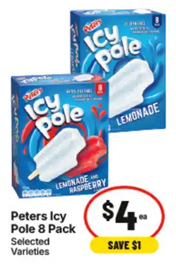 IGA Peters Icy Pole Selected Varieties offer