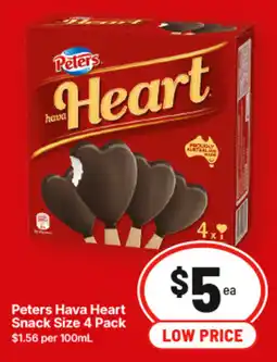 IGA Peters Hava Heart offer