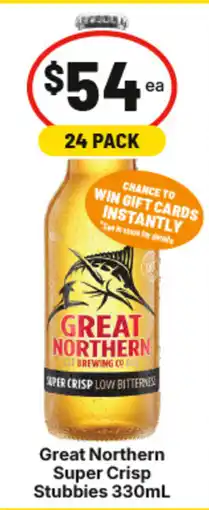 IGA Great Northern Super Crisp Stubbies offer