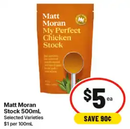 IGA Matt Moran My Perfect Chicken Stock offer
