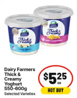 IGA Dairy Farmers Thick & Creamy Yoghurt offer
