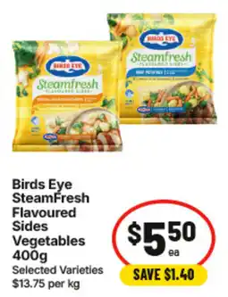 IGA Birds Eye SteamFresh Flavoured Sides Vegetables offer
