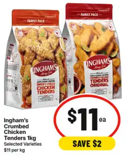 IGA Ingham's Crumbed Chicken Tenders offer