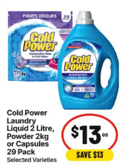 IGA Cold Power Laundry Liquid offer
