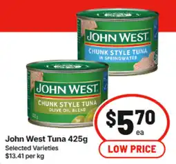 IGA John West Tuna offer