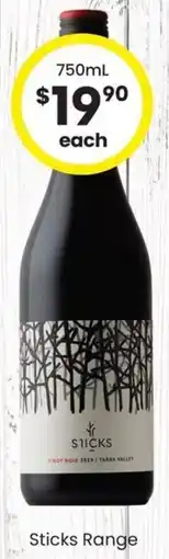 The Bottle O Sticks Pinot Noir offer