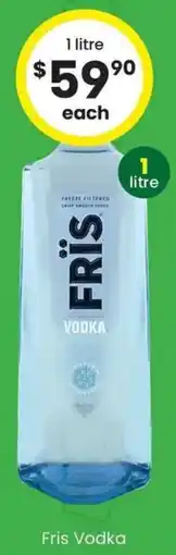 The Bottle O Fris Vodka offer