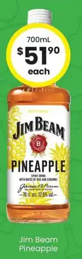 The Bottle O Jim Beam Pineapple offer