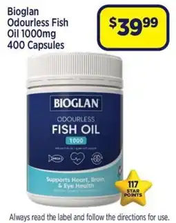 Star Discount Chemist Bioglan Odourless Fish Oil offer
