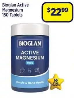 Star Discount Chemist Bioglan Active Magnesium offer