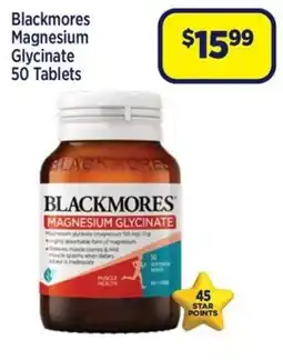 Star Discount Chemist Blackmores Magnesium Glycinate offer