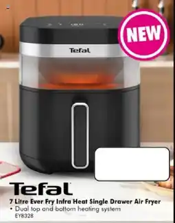 The Good Guys Tefal 7 Litre Ever Fry Infra Heat Single Drawer Air Fryer offer