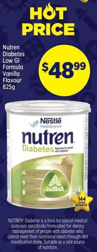 Star Discount Chemist Nutren Diabetes Low GI Formula offer