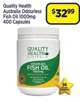 Star Discount Chemist Quality Health Australia Odourless Fish Oil offer