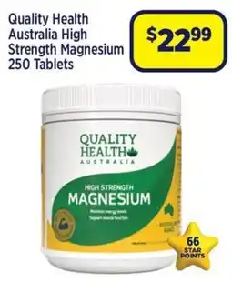 Star Discount Chemist Quality Health Australia High Strength Magnesium offer