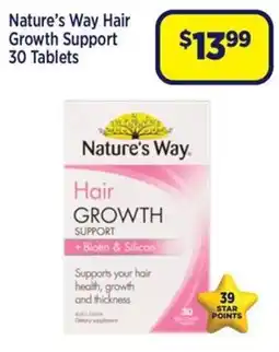 Star Discount Chemist Nature's Way Hair Growth Support offer