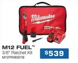 Burson Auto Parts Milwaukee M12 FUEL 3/8" Ratchet Kit offer