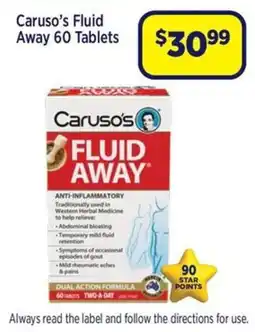 Star Discount Chemist Caruso's Fluid Away offer