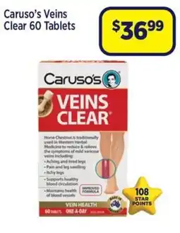 Star Discount Chemist Caruso's Veins Clear offer