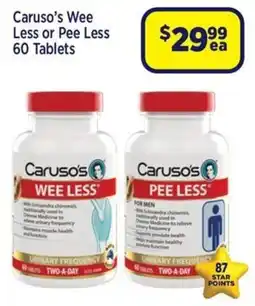Star Discount Chemist Caruso's Wee Less offer