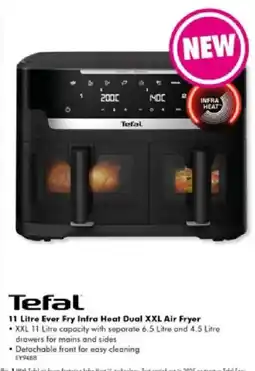The Good Guys Tefal 11 Litre Ever Fry Infra Heat Dual XXL Air Fryer offer