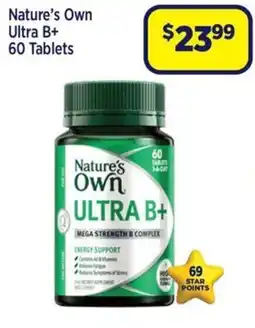 Star Discount Chemist Nature's Own Ultra B+ offer