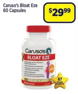 Star Discount Chemist Caruso's Bloat Eze offer