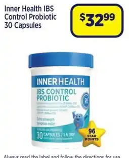 Star Discount Chemist Inner Health IBS Control Probiotic offer