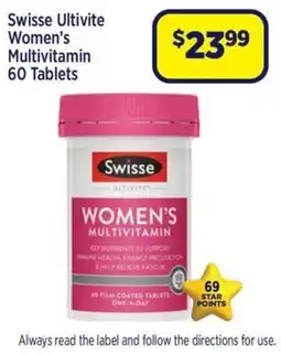 Star Discount Chemist Swisse Women's Multivitamin offer