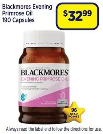 Blackmores Evening Primrose Oil
