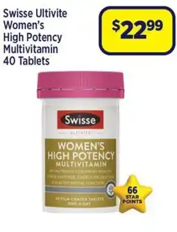 Star Discount Chemist Swisse Women's High Potency Multivitamin offer