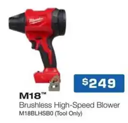 Burson Auto Parts M18 Brushless High-Speed Blower offer