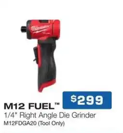 Burson Auto Parts M12 FUEL 1/4" Right Angle Die Grinder offer