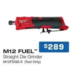 Burson Auto Parts M12 FUEL Straight Die Grinder offer