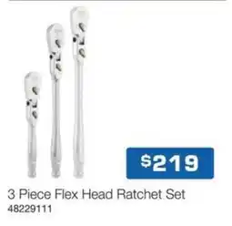 Burson Auto Parts 3 Piece Flex Head Ratchet Set offer