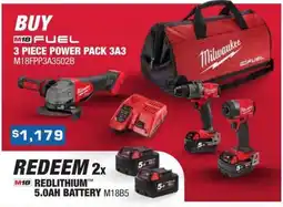 Burson Auto Parts M18 FUEL 3 PIECE POWER PACK 3A3 offer